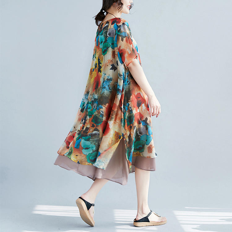 OEM Loose Nice Dress With A Pocket